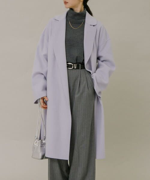 URBAN RESEARCH アーバンリサーチ　チェスターコート　ウール　青 URBAN RESEARCH アーバンリサーチ チェスターコート ウール 青