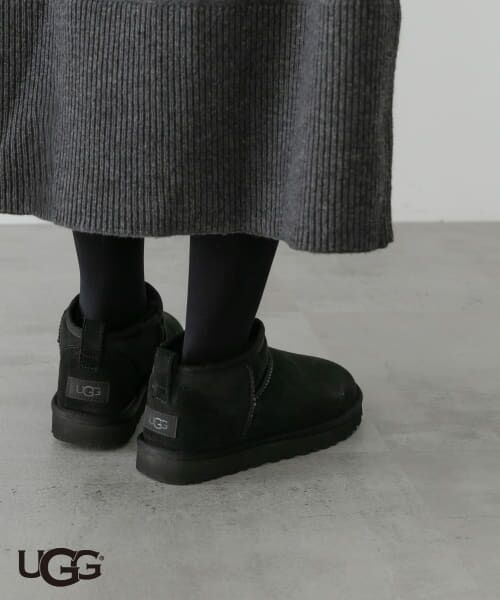 ＊＊URBAN RESEARCH / アーバンリサーチ ブーツ（ショート丈） | UGG　CLASSIC ULTRA MINI（BLACK）