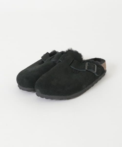 ＊＊URBAN RESEARCH / アーバンリサーチ サンダル | BIRKENSTOCK　Boston VL Shearling（Black）