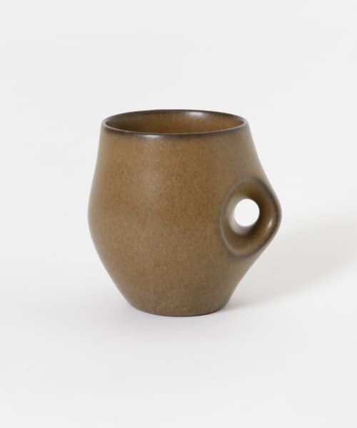 ＊＊URBAN RESEARCH / アーバンリサーチ グラス・マグカップ | 金井悠　マグカップA（ダークブラウン）