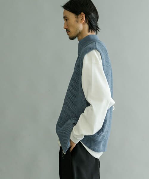 セール】 URBAN RESEARCH iD ジップアップニットベスト （ニット