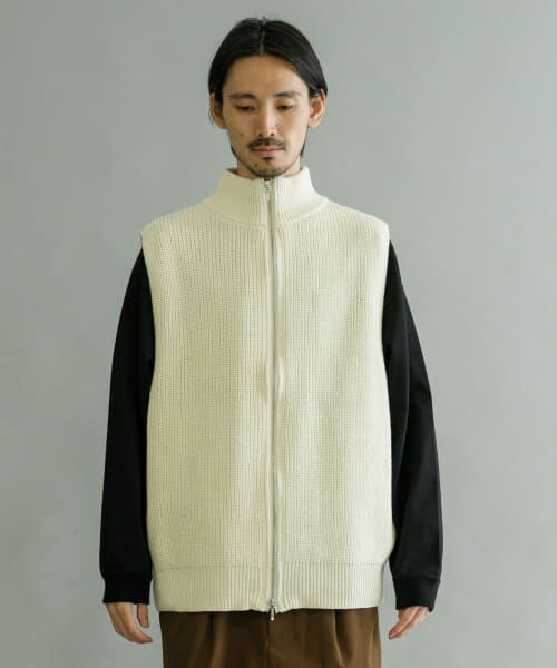 セール】 URBAN RESEARCH iD ジップアップニットベスト （ニット