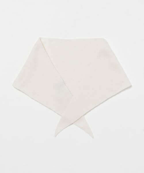＊＊URBAN RESEARCH / アーバンリサーチ バンダナ・スカーフ | ウールカシミヤニットスカーフ（WHITE）