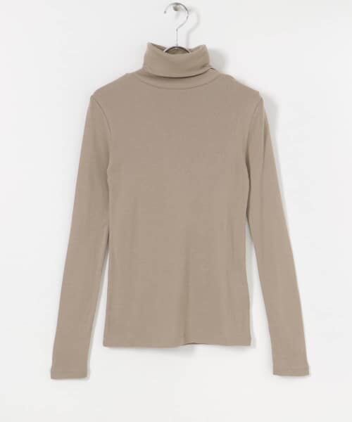 ＊＊URBAN RESEARCH / アーバンリサーチ Tシャツ | 『UR TECH』タートルネックロングTシャツ（MOCCA）