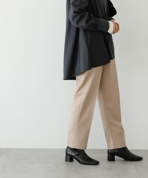 【新品】アーバンリサーチ／ドロストテーパードパンツ　ベージュ　シワになりにくい セール】 『UR TECH』ドロストテーパードパンツ （その他パンツ