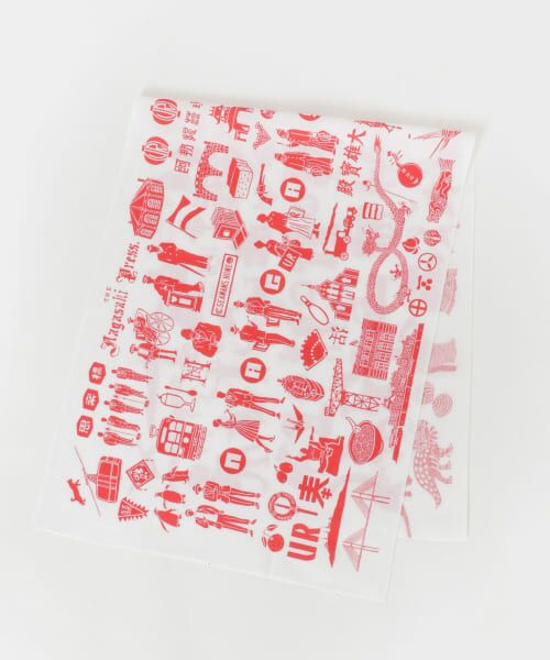 ＊＊URBAN RESEARCH / アーバンリサーチ その他雑貨 | たてまつる　NAGASAKI RESEARCHプリント赤（白×赤）