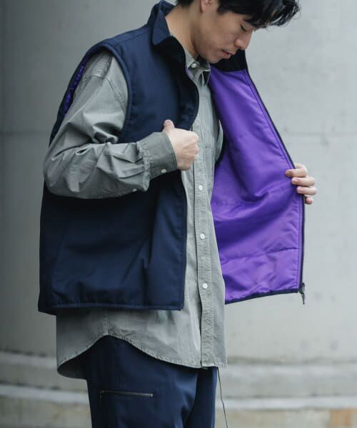 ＊＊URBAN RESEARCH / アーバンリサーチ ダウンジャケット・ベスト | TEAM N for URBAN RESEARCH『UR TECH』VEST（NAVY）