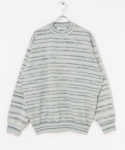 レア物　OFF-WHITE MIRROR ニットセーター セール】 マルチボーダークルーネックニット （ニット・セーター