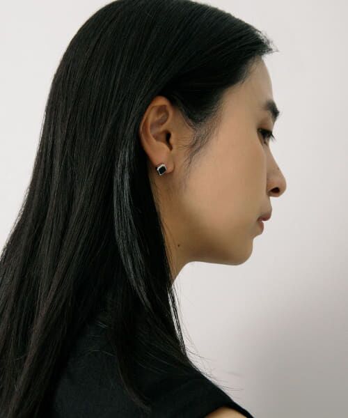 Art Jewery Marble オニキスピアスセット ストーンピアス キラキラ オニキスピアス ステンレス オニキス
