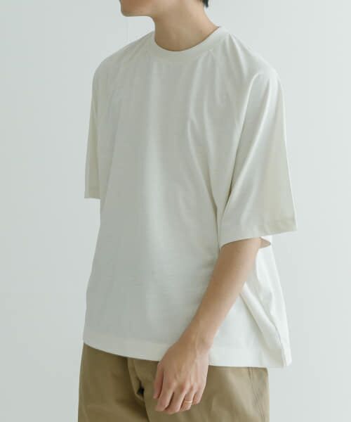 ＊＊URBAN RESEARCH / アーバンリサーチ Tシャツ | 『XLサイズあり』『UR TECH ひやサラクール』リラックスTシャツ（WHITE）
