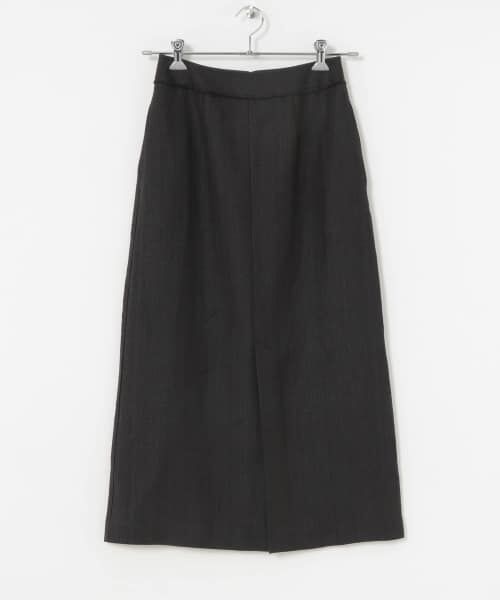 ＊＊URBAN RESEARCH / アーバンリサーチ スカート | リネントラペーズスカート（BLACK）