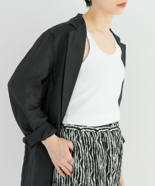 ＊＊URBAN RESEARCH / アーバンリサーチ タンクトップ | 『MADE IN JAPAN』リブタンクトップ（WHITE）