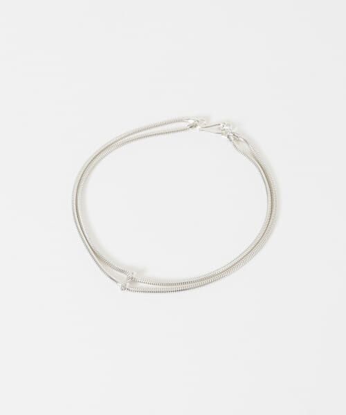 ＊＊URBAN RESEARCH / アーバンリサーチ ネックレス・ペンダント・チョーカー | Sapir Bachar　DOUBLE SNAKE CHOKER（Silver）
