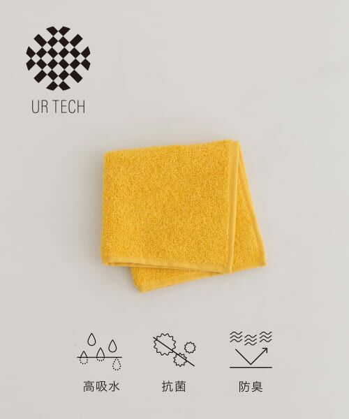 ＊＊URBAN RESEARCH / アーバンリサーチ タオル | 『UR TECH』ソリッド ハンドタオル（YELLOW）