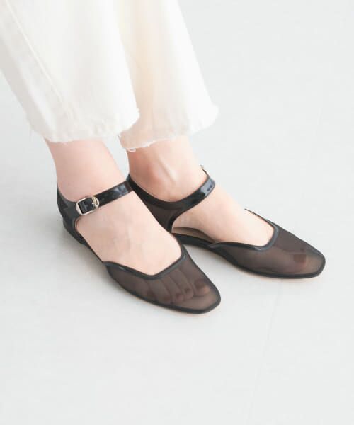 ＊＊URBAN RESEARCH / アーバンリサーチ サンダル | LE MONDE BERYL　MARYJANE SANDAL MESH（BLACK）