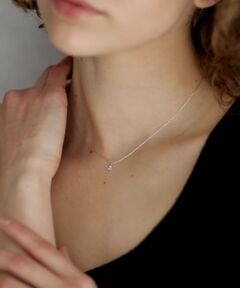 ff by decor urban research　ストーンネックレス アクアマリンWG