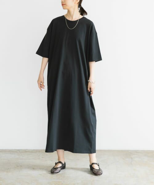 ＊＊URBAN RESEARCH / アーバンリサーチ ワンピース | ルーズTシャツワンピース（BLACK）