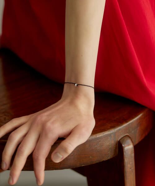 ＊＊URBAN RESEARCH / アーバンリサーチ ブレスレット・バングル | decor『デコール』　String Bracelet（BLACK）