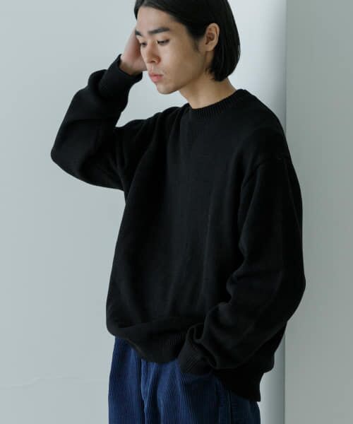 Hurley ブラック Lサイズ セーター セール】 『別注』RUSSELL ATHLETIC×UR CREW NECK PULLOVER