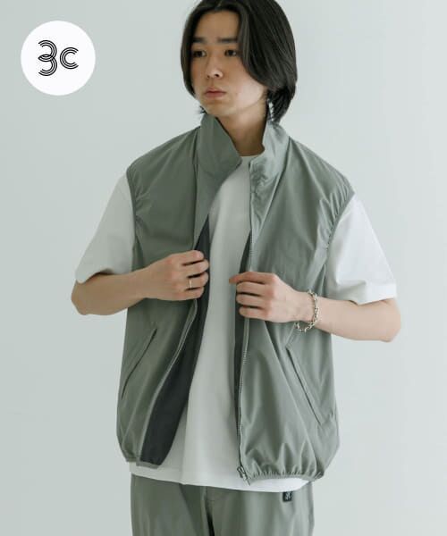 ＊＊URBAN RESEARCH / アーバンリサーチ ベスト | SOLOTEXハイストレッチベスト（KHAKI）