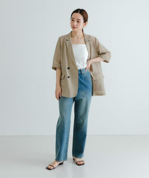 セール】 『3サイズ展開』new basic ストレートフィットデニム