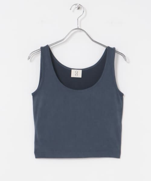 ＊＊URBAN RESEARCH / アーバンリサーチ タンクトップ | NINETY PERCENT　PIA SINGLET（NAVY）