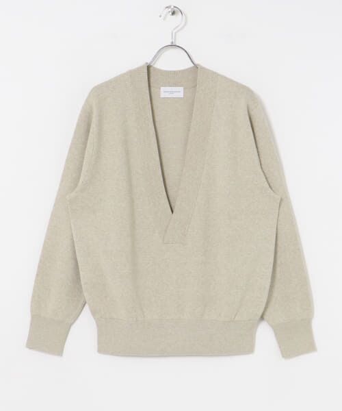 GENIZAWA ニット Organic Cotton Wool 配色2wayニットベスト(37796721-2025