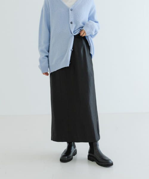 ＊＊URBAN RESEARCH / アーバンリサーチ スカート | シャイニースカート（BLACK）