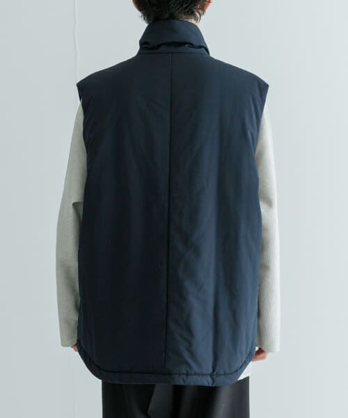 ATON ブラック ダウンベスト ATON ダウンベスト ベスト 「ATON/エイトン」VINTAGE NYLON
