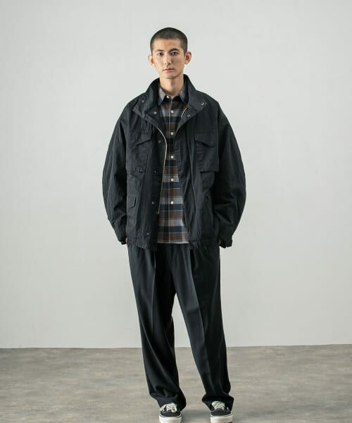 WILDTHINGS × アーバンリサーチ ナイロンジャケット M ブラック WILD THINGS ワイルドシングス ナイロン ジャケット メンズ ARMY