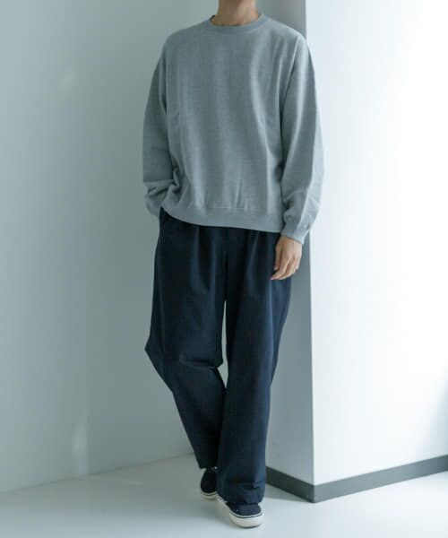 Wide Dad グレー トレーナー Size 1 セール】SUPER WIDE SWEAT CREWNECK（スウェット）｜URBAN