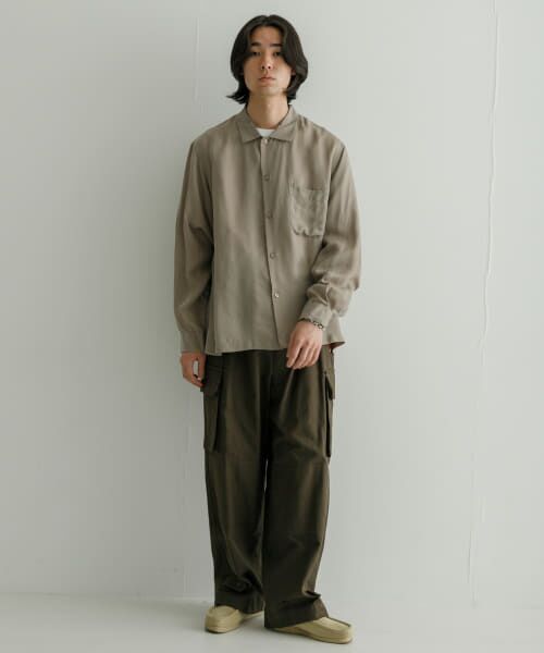 セール】 CUPRO FIBRIL BOX SHIRTS （シャツ・ブラウス