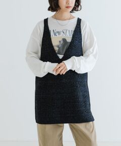 チュニックラメニットベスト