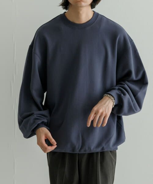 ＊＊URBAN RESEARCH / アーバンリサーチ スウェット | COMFORT CREWNECK SWEAT（BLUE GRAY）