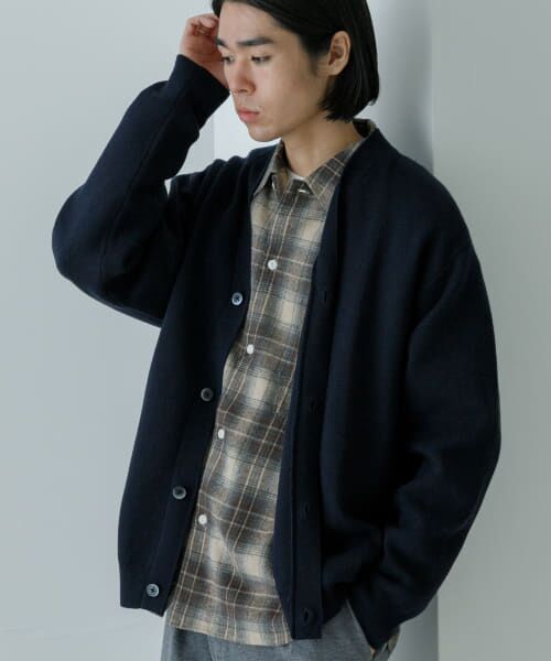 ＊＊URBAN RESEARCH / アーバンリサーチ カーディガン・ボレロ | 『洗濯可』ウォッシャブルミラノリブカーディガン（D.NAVY）