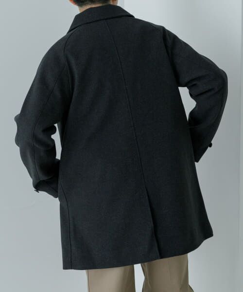 専用新品タグ付き エーボンハウス 比翼ステンカラーコート A6/L 英国トラッド セール】 『WEB限定』『蓄熱』UR TECHショートステンカラー