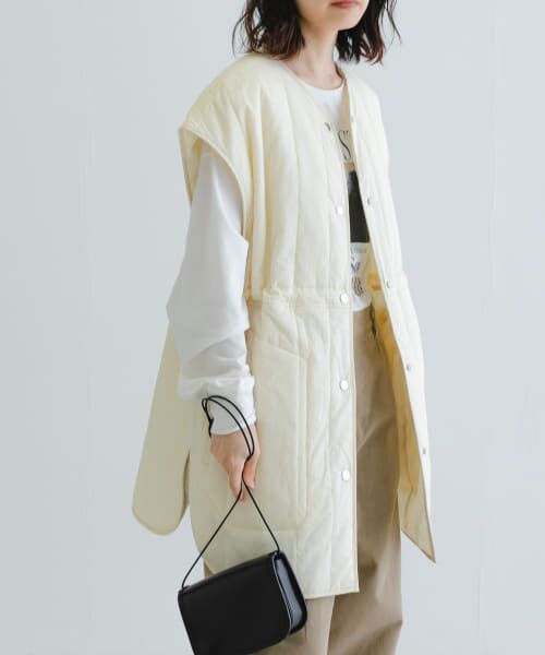 ＊＊URBAN RESEARCH / アーバンリサーチ ダウンジャケット・ベスト | キルティングジレ（IVORY）