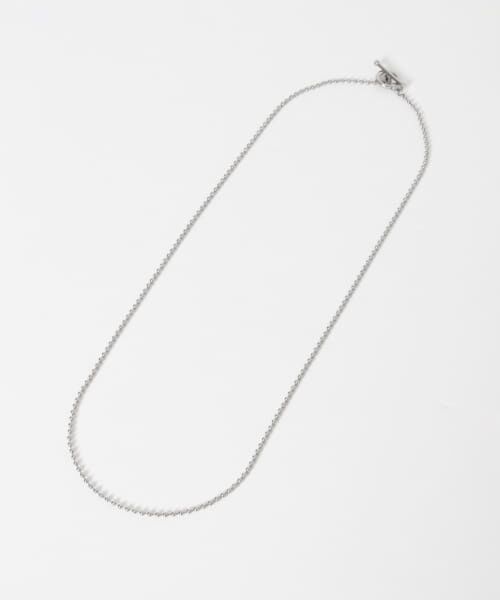 ＊＊URBAN RESEARCH / アーバンリサーチ ネックレス・ペンダント・チョーカー | URBAN RESEARCH iD　ボールチェーンネックレス/SUS304（silver）