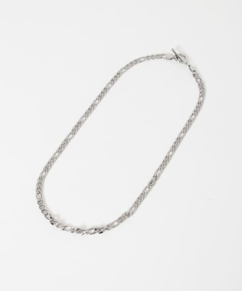 ＊＊URBAN RESEARCH / アーバンリサーチ ネックレス・ペンダント・チョーカー | URBAN RESEARCH iD　フィガロチェーンネックレス/SUS304（silver）