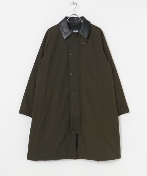 Barbour ユナイテッドアローズ別注ロングコート サイズ40 オリーブ ユナイテッドアローズがバブアーとサイとのトリプルネームコート