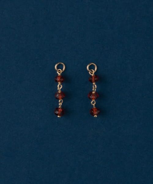 ＊＊URBAN RESEARCH / アーバンリサーチ チャーム | ff by decor urban research　3stone charm（ガーネット）