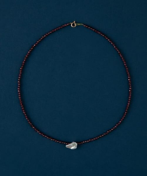 ＊＊URBAN RESEARCH / アーバンリサーチ ネックレス・ペンダント・チョーカー | ff by decor urban research　Stone choker（ガーネット）
