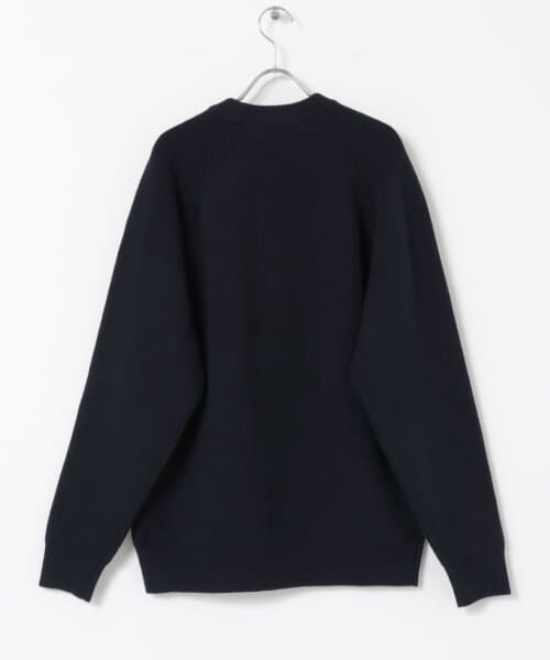 DANIEL HECHTER 黒 フラワー袖 半袖コットンニット CF010KH071_BLACK_7195?$VS_1500$