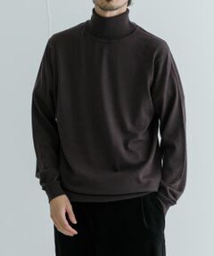『洗濯可』WASHABLEウールハイゲージタートルネック