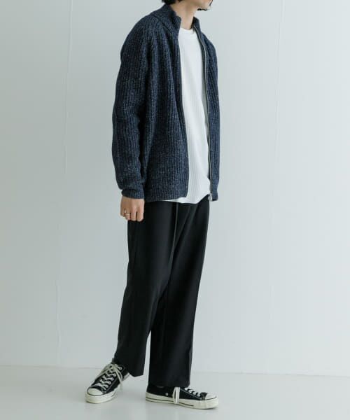 セール】 new basic シルクネップドライバーズニット （ニット