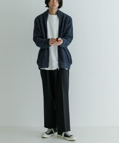 セール】 new basic シルクネップドライバーズニット （ニット