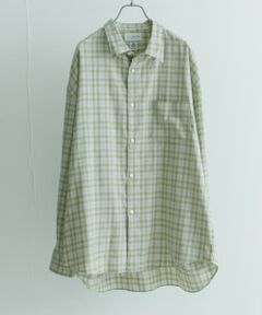 new basic トーマスメイソンオーバーネルシャツ