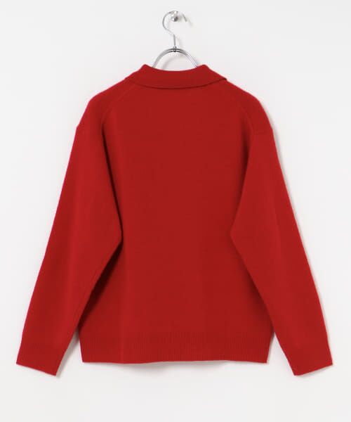 新品　Framework カシミヤ混ニットプルオーバー　レッド 新品 Framework カシミヤ混ニットプルオーバー レッド