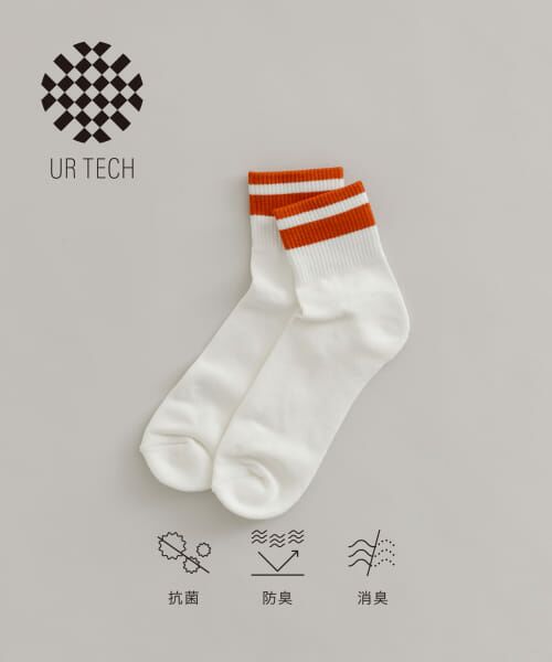 ＊＊URBAN RESEARCH / アーバンリサーチ ソックス | 『UR TECH』ショートラインソックス（OFF×RENGA）
