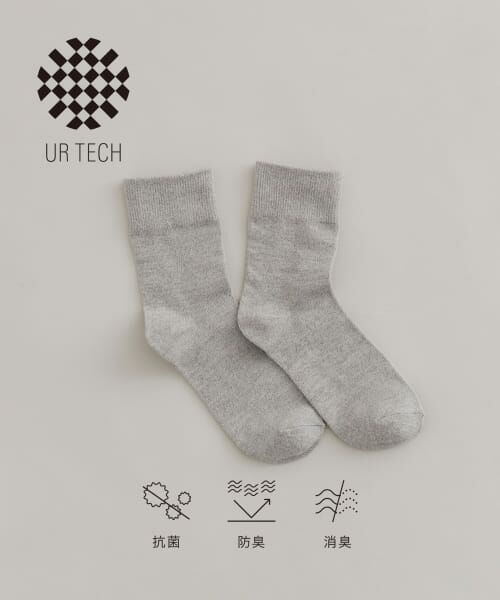 ＊＊URBAN RESEARCH / アーバンリサーチ ソックス | 『UR TECH』ラメソックス（L.GRY）